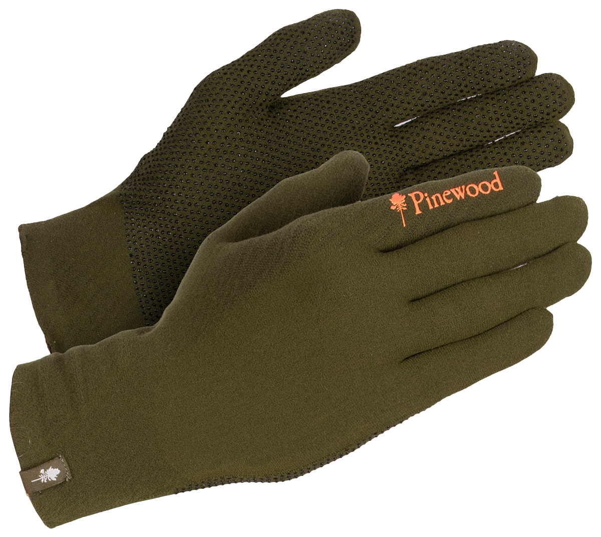 Handschuhe Hunters Liner  Mossgreen/Dark Brown