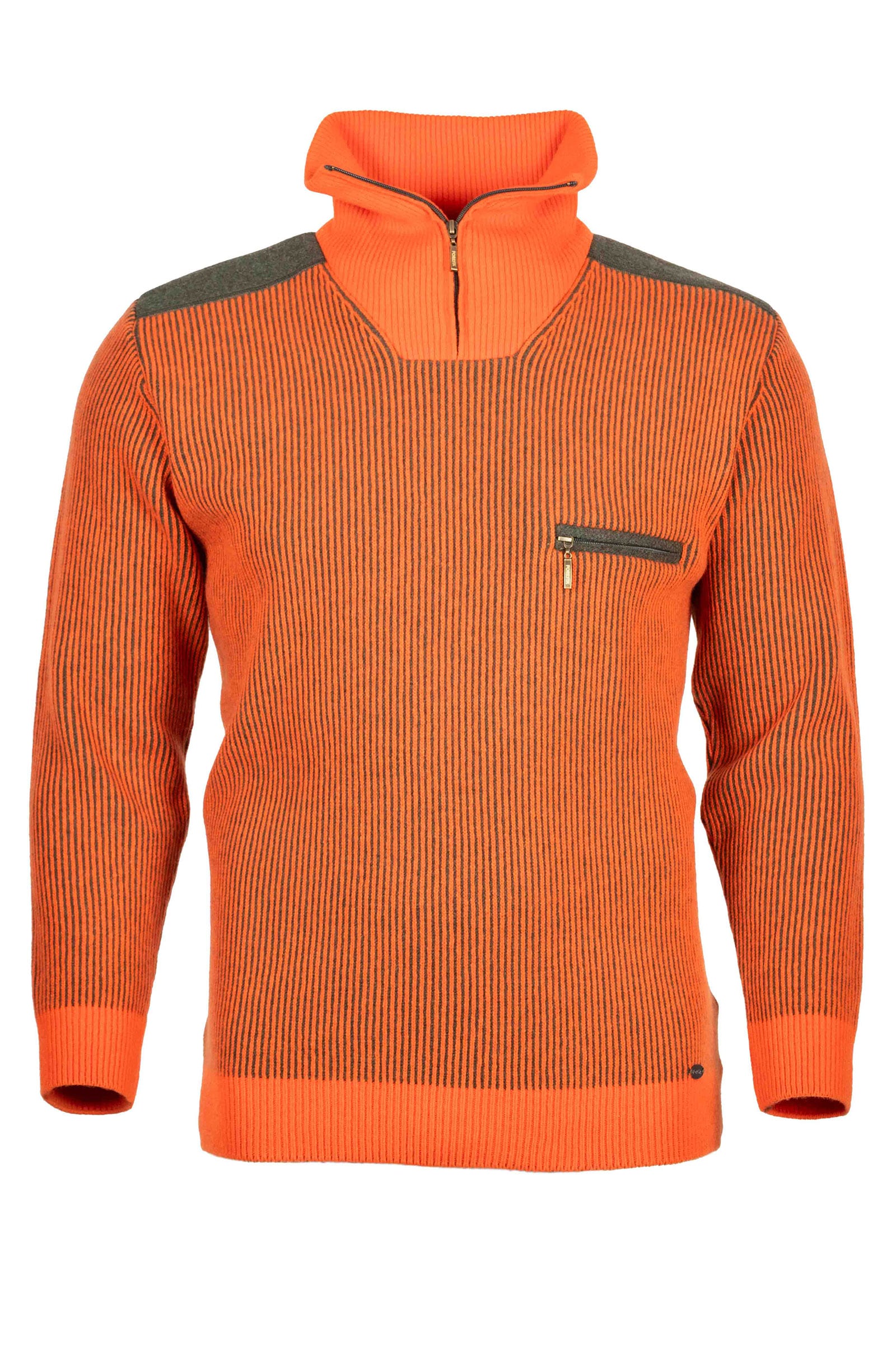 Troyer Marcus mit Besatz  Oliv orange