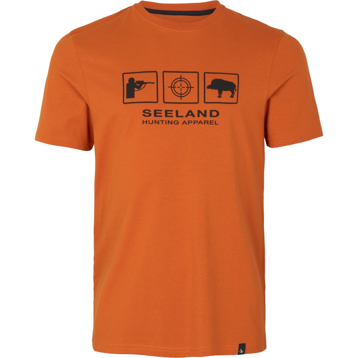 Das Lanner T-Shirt von Seeland besitzt einen klassischen Schnitt und hat ein jagdliches Print-Motiv auf der Front.