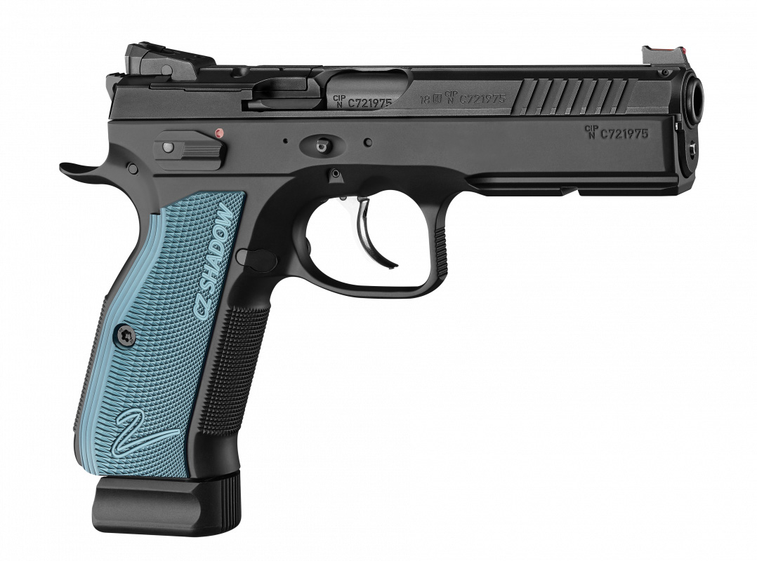 CZ75 Shadow 2 OR Schwarz/Blau Double Action