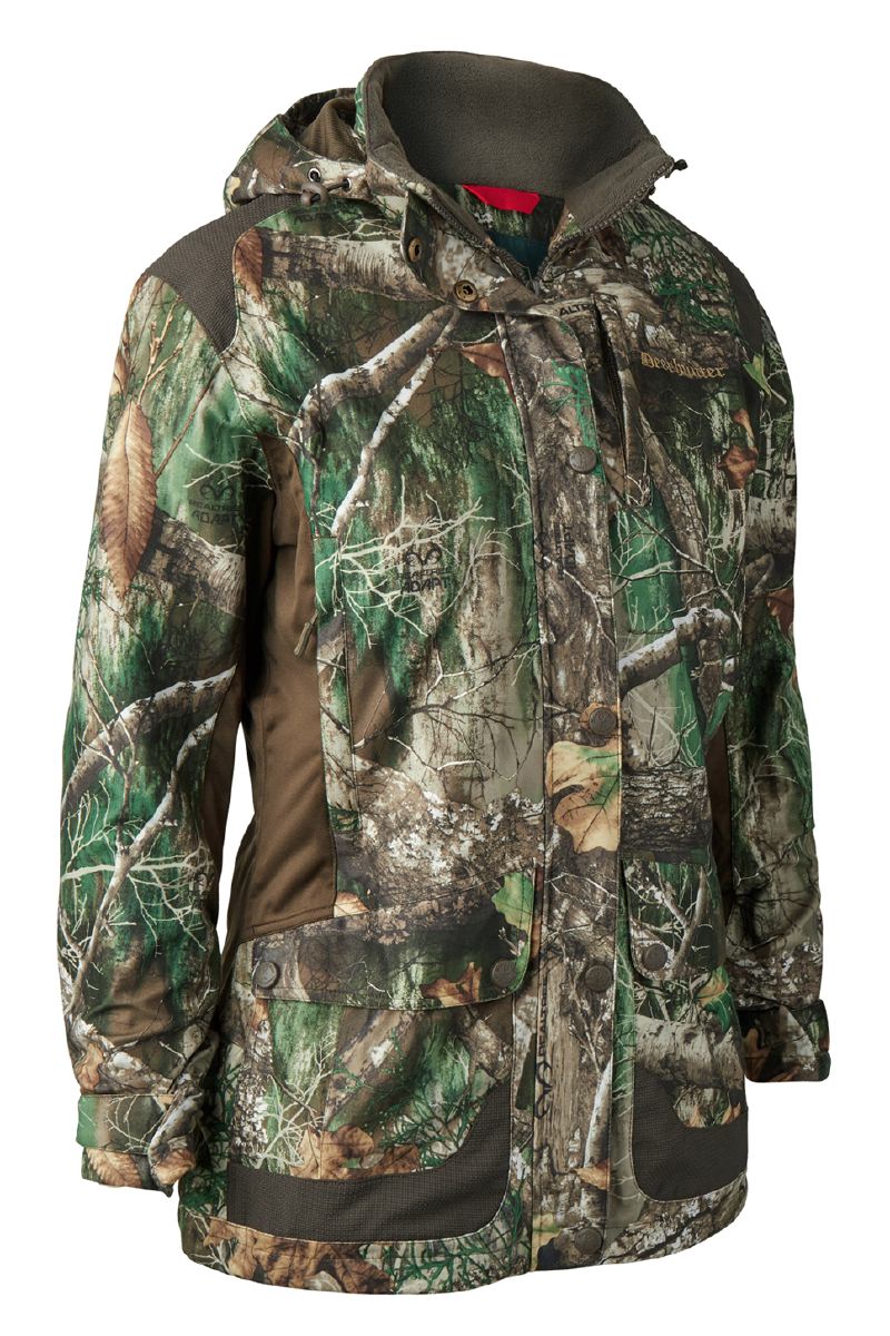 Deerhunter Damen Jacke Christine - wind- und wasserdichte Jagdjacke in Realtree Adapt-Optik