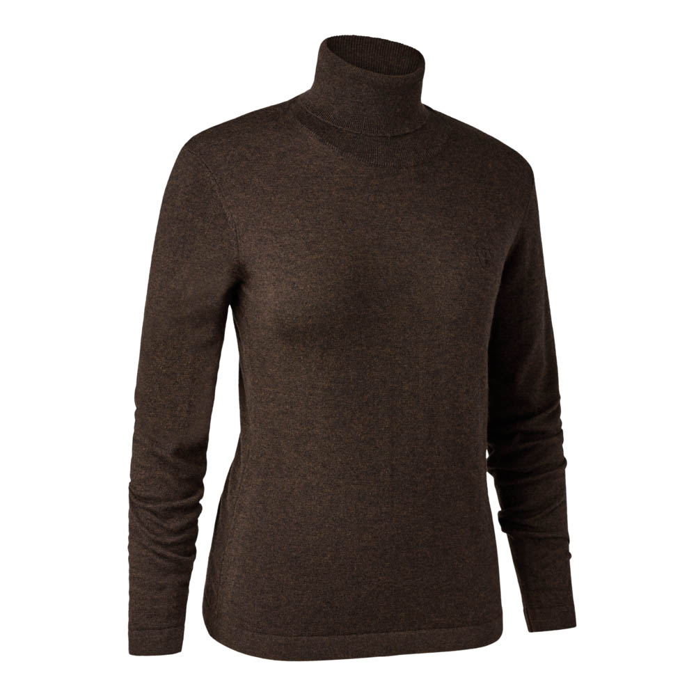 Der Deerhunter Rollkragenpullover Darlington in Braun