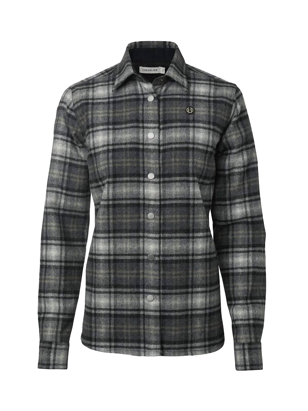 Bluse Champ Wool Overshirt  Charcoal Checked