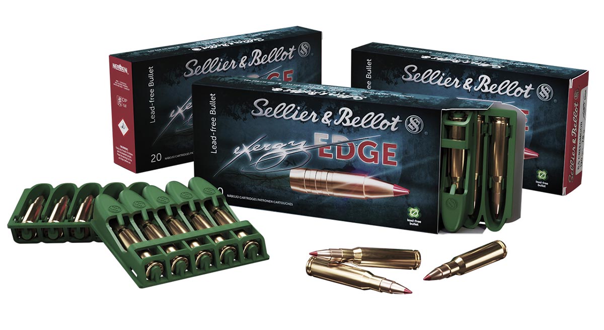 Die Munition eXergy EDGE von Sellier & Bellot im Kaliber 7x65R , Gewicht 9,7g - 150gr