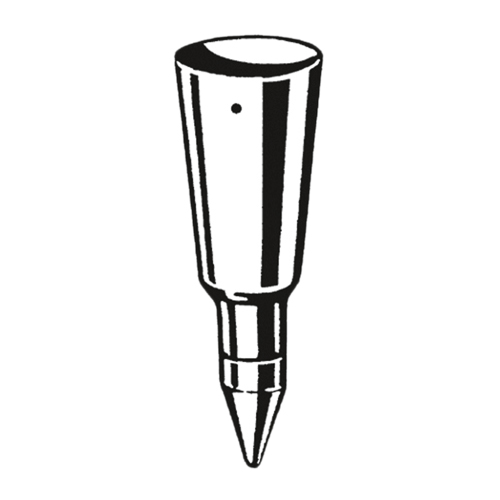Stockspitze aus Metall   D=22mm