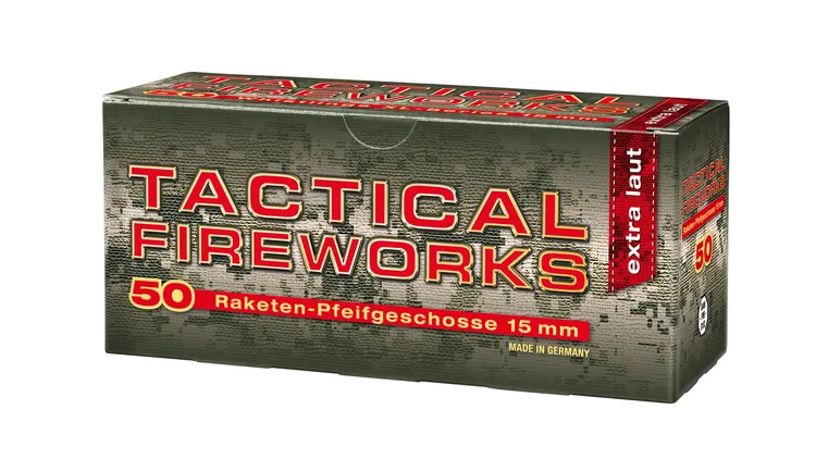 15mm Tactical Fireworks  Pfeifpatrone 50tlg. extra laut