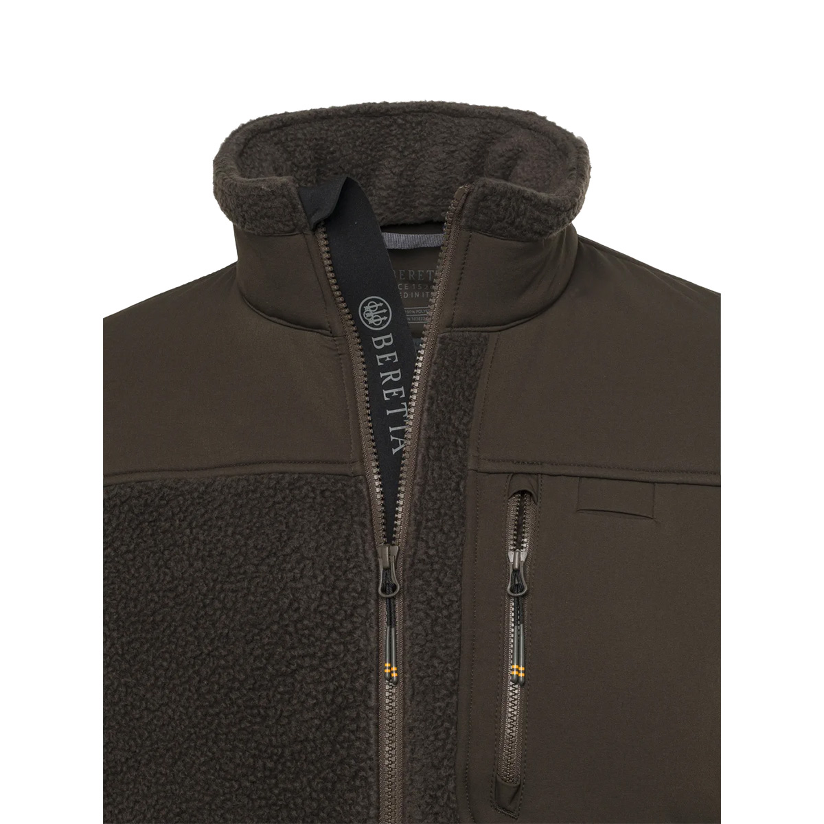 Die Fleecejacke Halifax Sherpa Brown Bark von Beretta