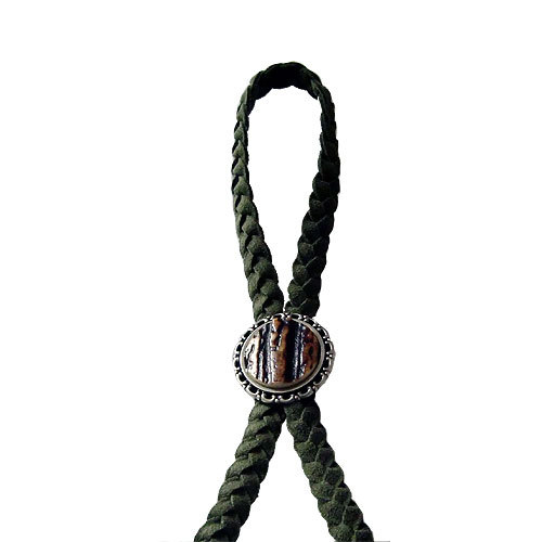 Trachtenband Hirschhorn  Dunkel-olive