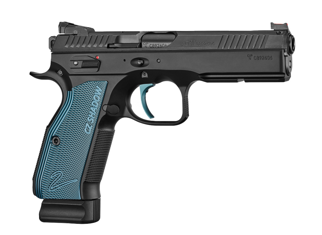 CZ75 Shadow 2 Schwarz/Blau Single Action